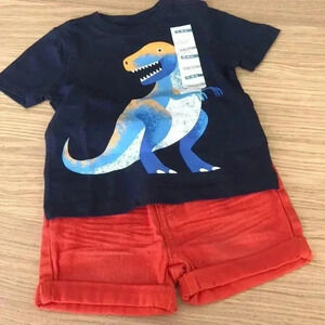 🆕Boys Set Short & Tee Perfect For Summer 12/18M🆕